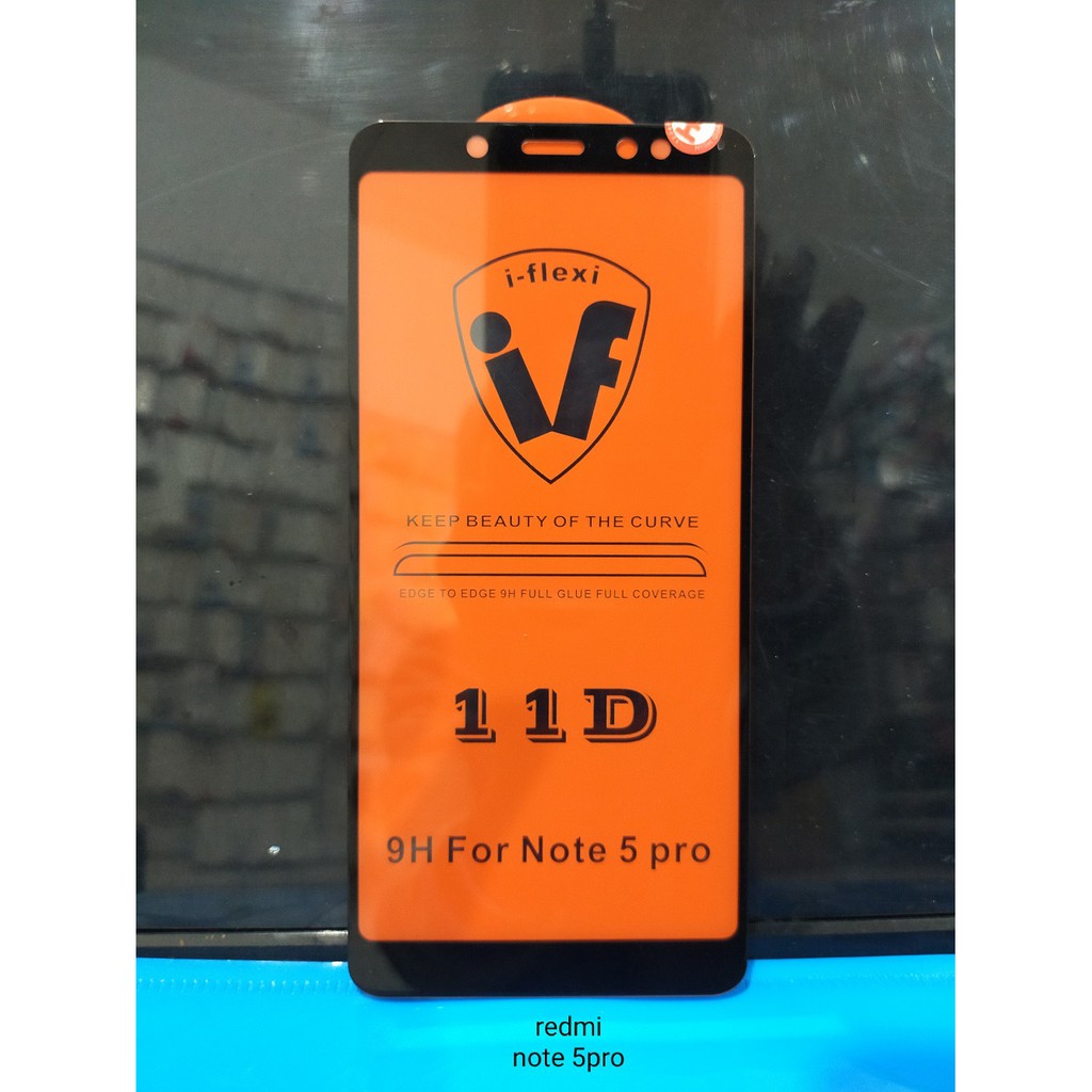 anti gores temperedglass full readmi xiaomi note 5 pro