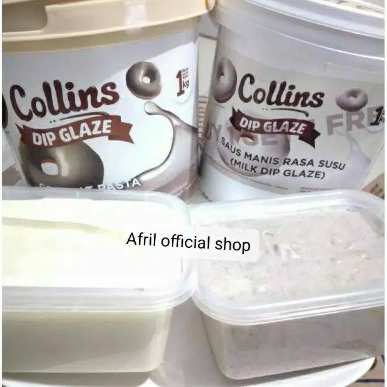 

Dip glaze collins cokelat pasta saus manis saus donat collin