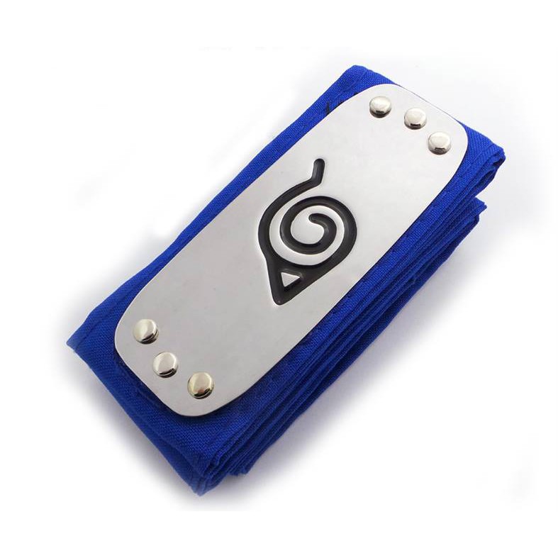 Headband KONOHA Blue import Ikat kepala(NARUTO) Biru  Import taobao
