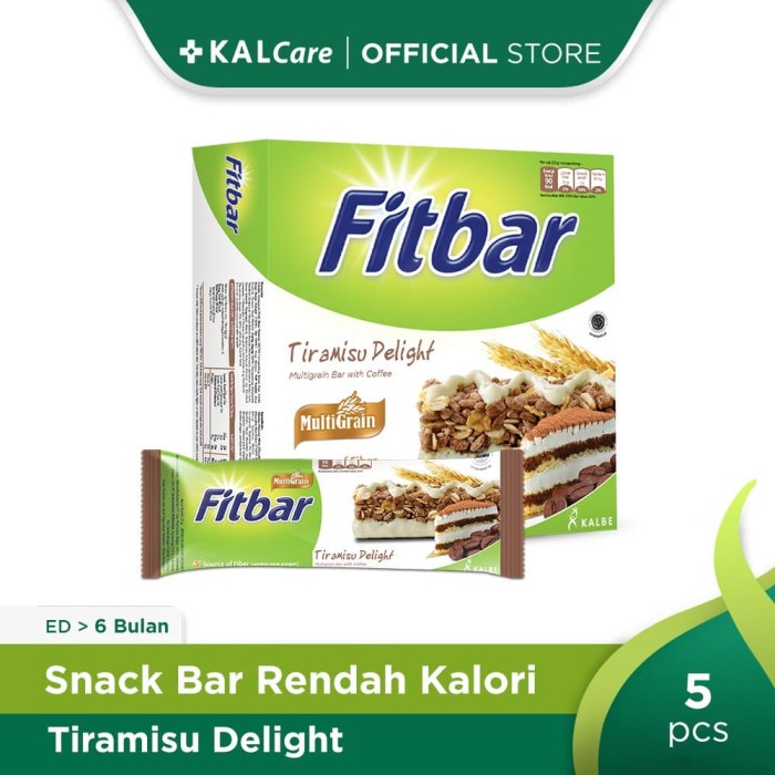 

Instant-Camilan- Fitbar Multigrain Tiramisu Delight 5X22Gr -Camilan-Instant.