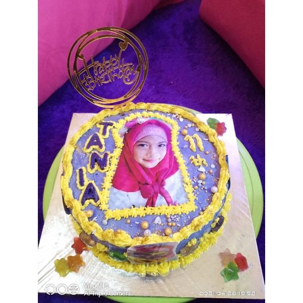 

Cake Foto (tidak bisa dimakan fotonya)