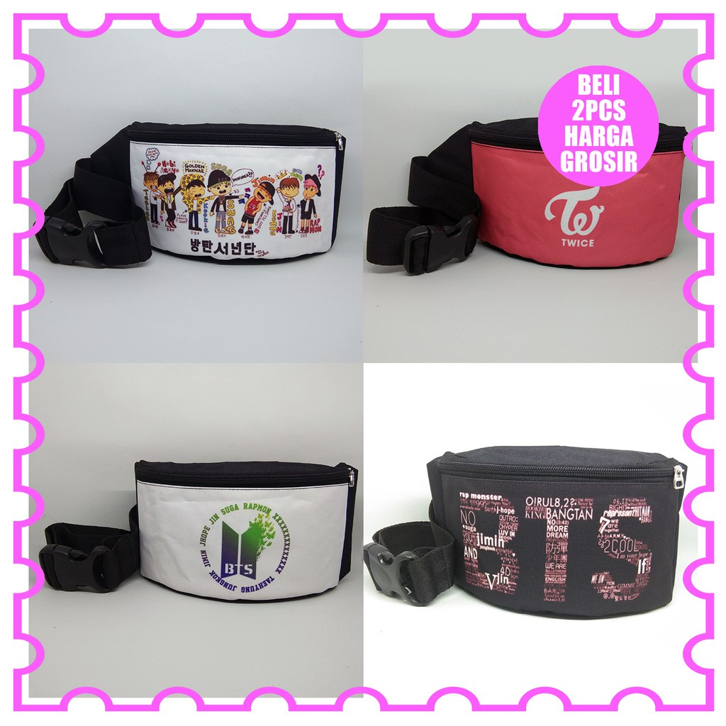 tas kpop / waistbag / tas slempang 2