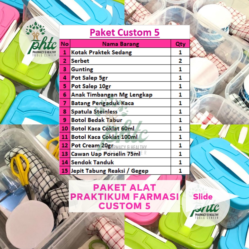 PAKET ALAT PRAKTEK RESEP FARMASI CUSTOM 5 l ALAT PRAKTIKUM FARMASI l Toolkit Farmasi