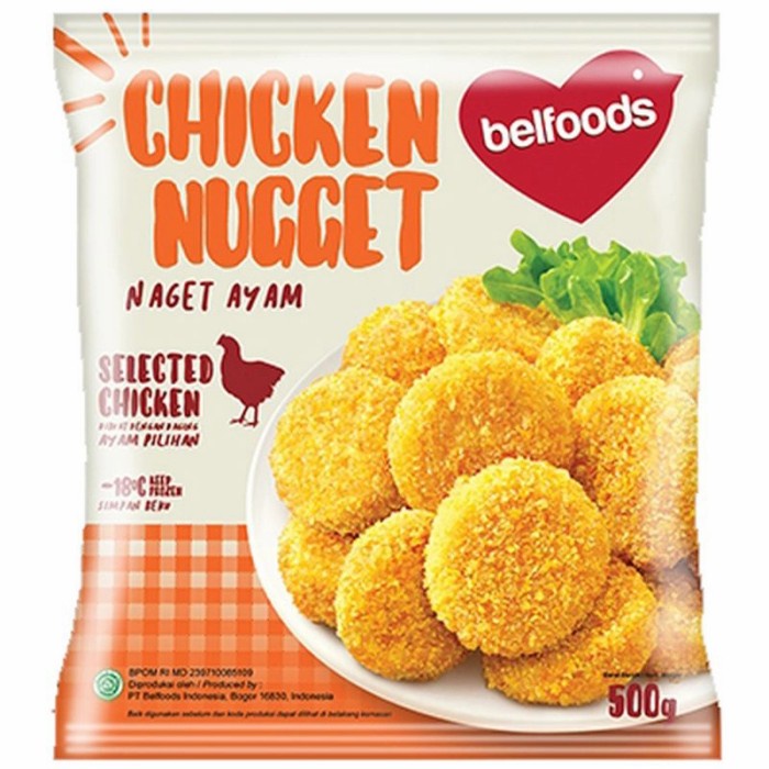 

Belfoods chicken nugget 500 gr