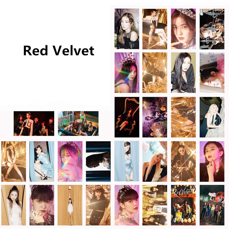 [Bayar Di Tempat]30pcs/set KPOP Red Velvet LOMO Card JOY SeulGi HD RBB Photocards