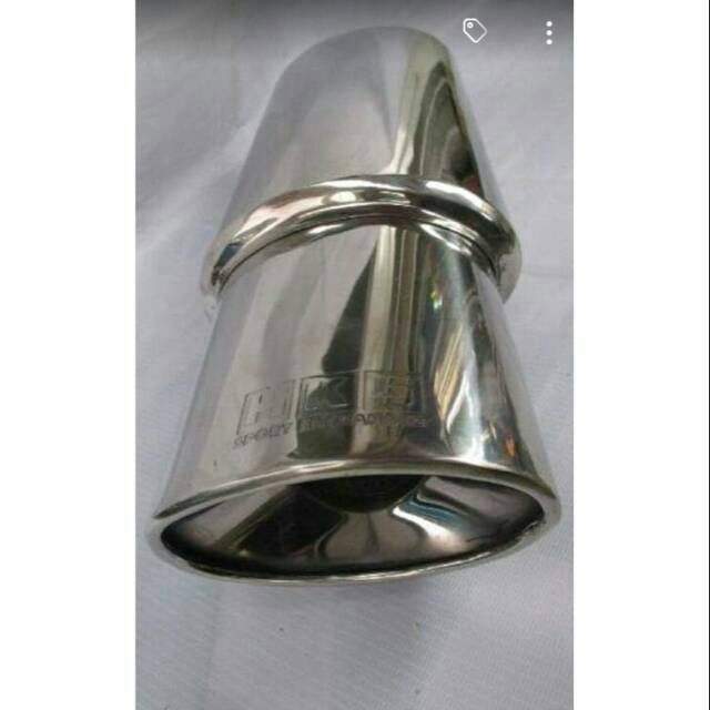 Knalpot mobil HKS oval panjang