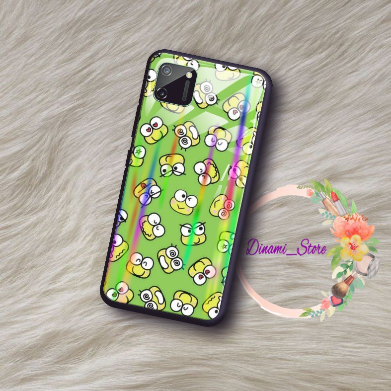 back case glass aurora Keroppi samsung Samsung J2prime G530prime A01 CORE A20 A30 A20s A50 DST297