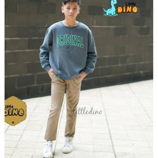 Luaris Celana Chinos Cargo Little Dino Usia 2 8 tahun Luaris Celana Chinos Cargo Little Dino Usia 2 8 tahun