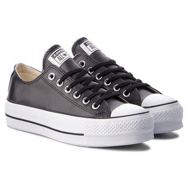 CONVERSE CTAS leather Lift clean ox 
