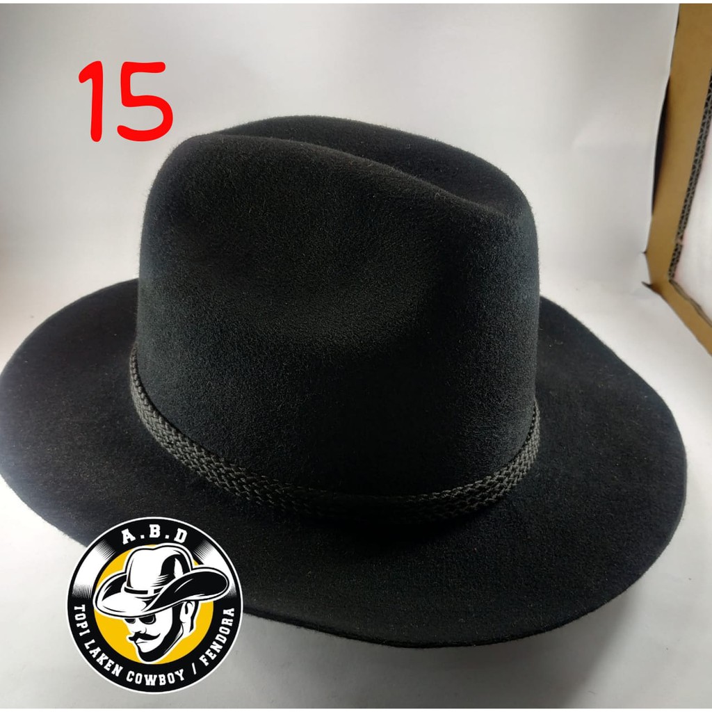 topi laken fedora import brand moris / mayser
