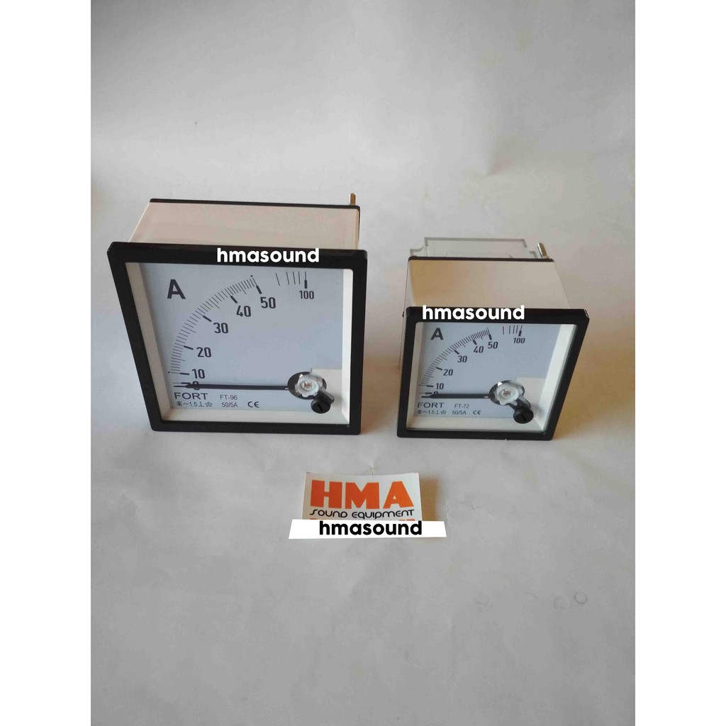 Amper Meter Ampere Meter Amp Meter via CT 50A 50A/5 Analog Fort