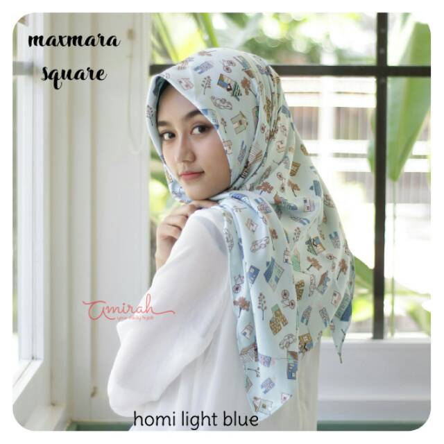 Segiempat maxmara / maxmara square / maksmara motif / jilbab segiempat maxmara