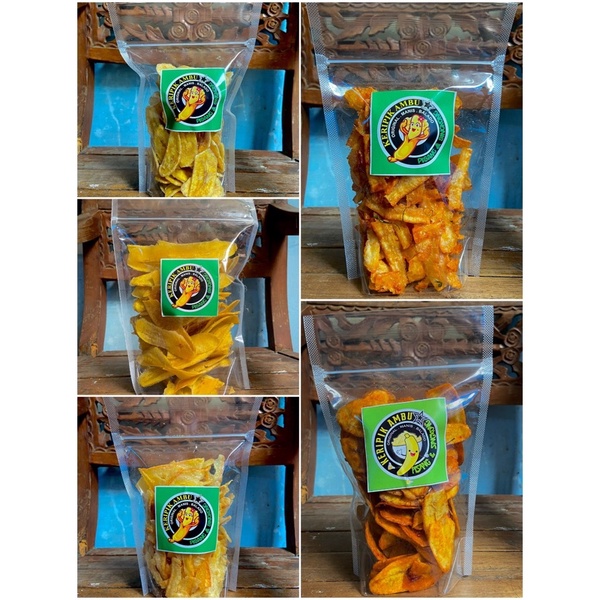 

Keripik Pisang dan Singkong 250gr Super Renyahhh