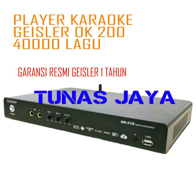 PLAYER KARAOKE GEISLER OK 200