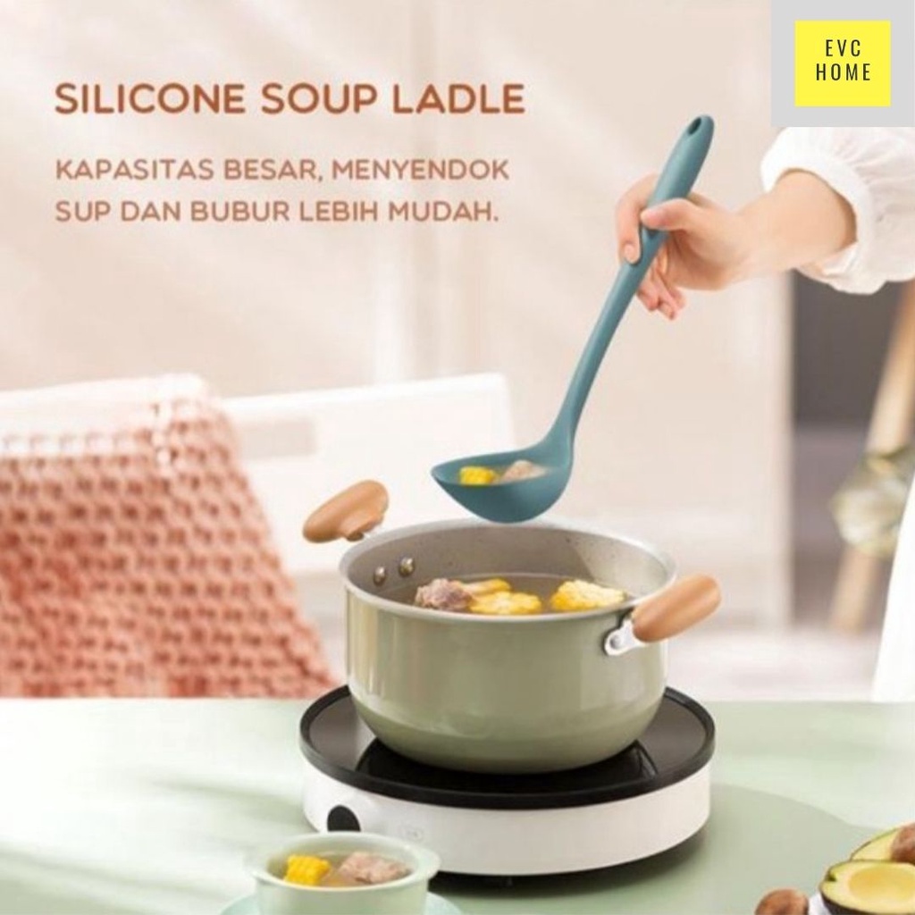 EVCHOME Utensil Silicone Kitchen/ Alat Dapur / Spatula/ Alat masak