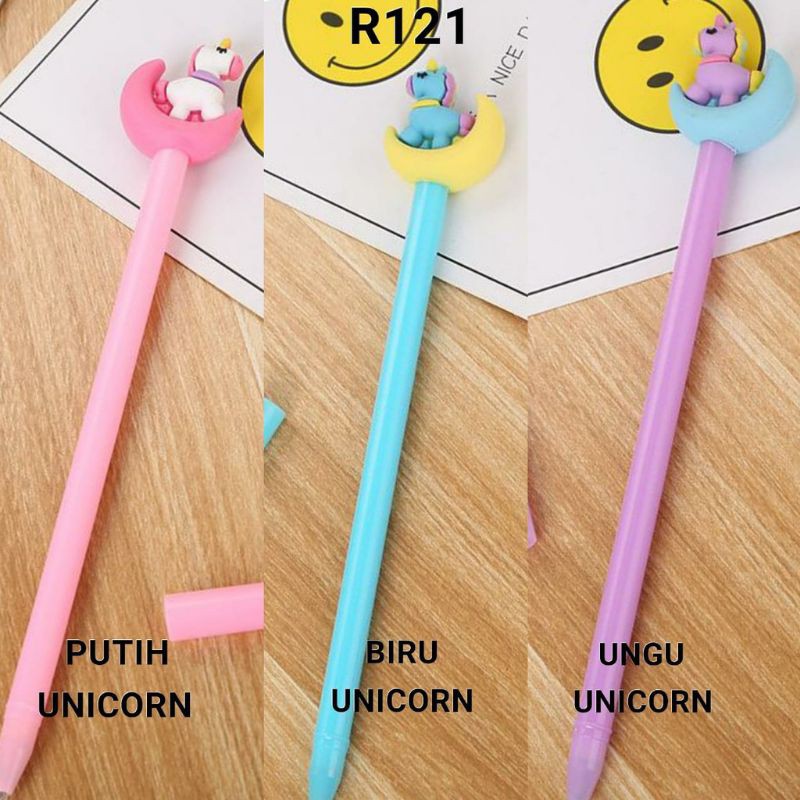 

Alat Tulis Pena Karakter unicorn / pulpen karakter kartun