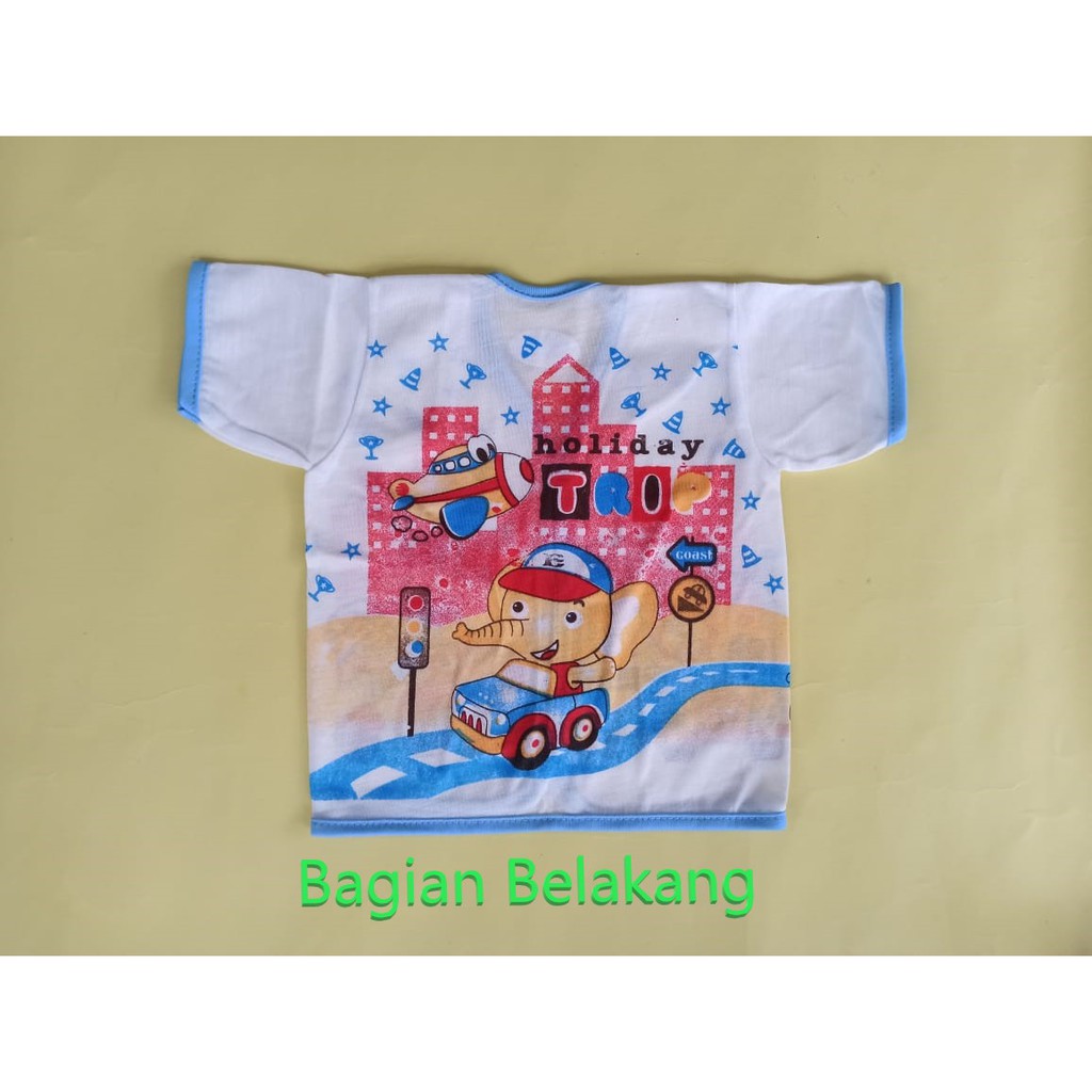 Boboko ~ 6 Pcs Baju Kancing Bayi Lengan Pendek, Pakaian Bayi Laki-laki &amp; Perempuan ~ Sahabi