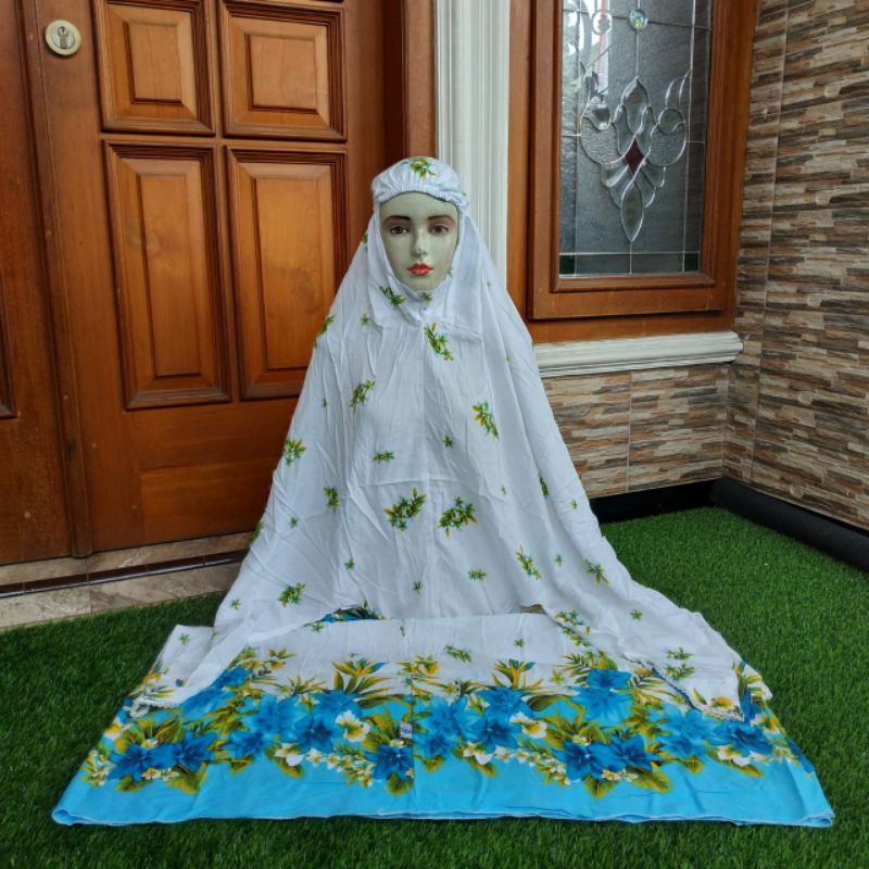 MUKENA BAROKAH BALI RAYON MOTIF TERUSAN DEWASA