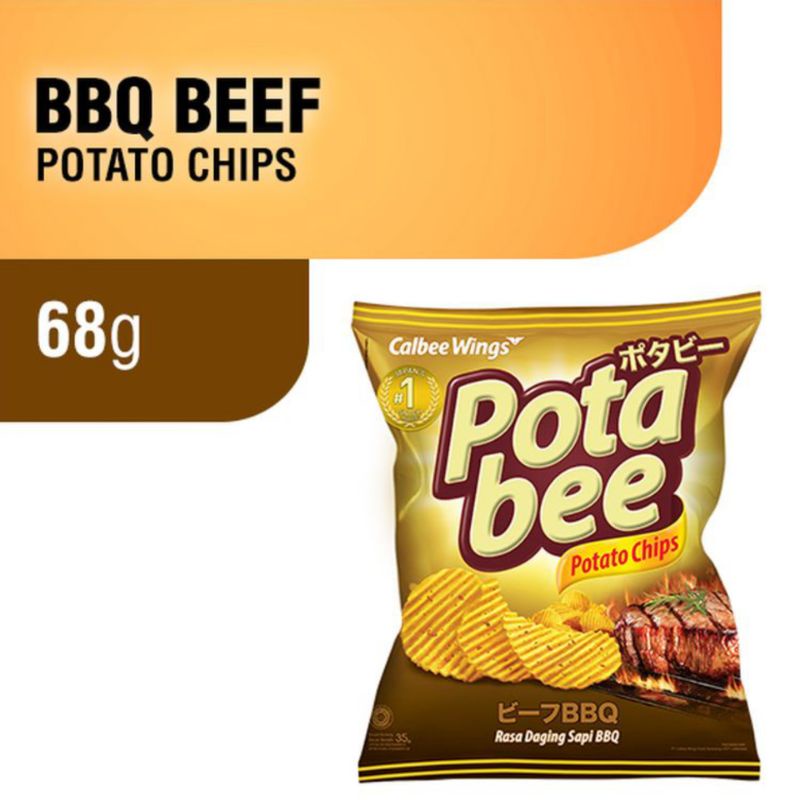 Potabee Beef BBQ 68g