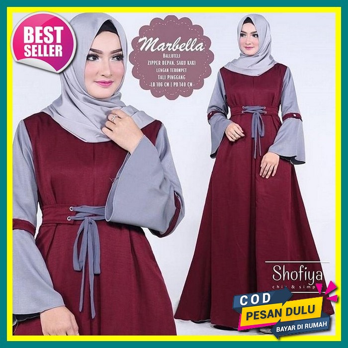 Gamis Renda Terbaru 2022/Gamis Ceruty Terbaru/Gamis Ceruty Renda Terbaru/Others/Gamis Renda Ceruty/G
