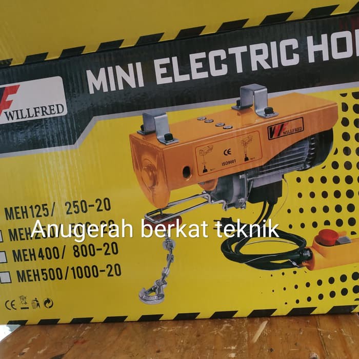 ELEKTRIK HOIST ELECTRIC HOIST 500 KG TAKEL CHAINBLOK