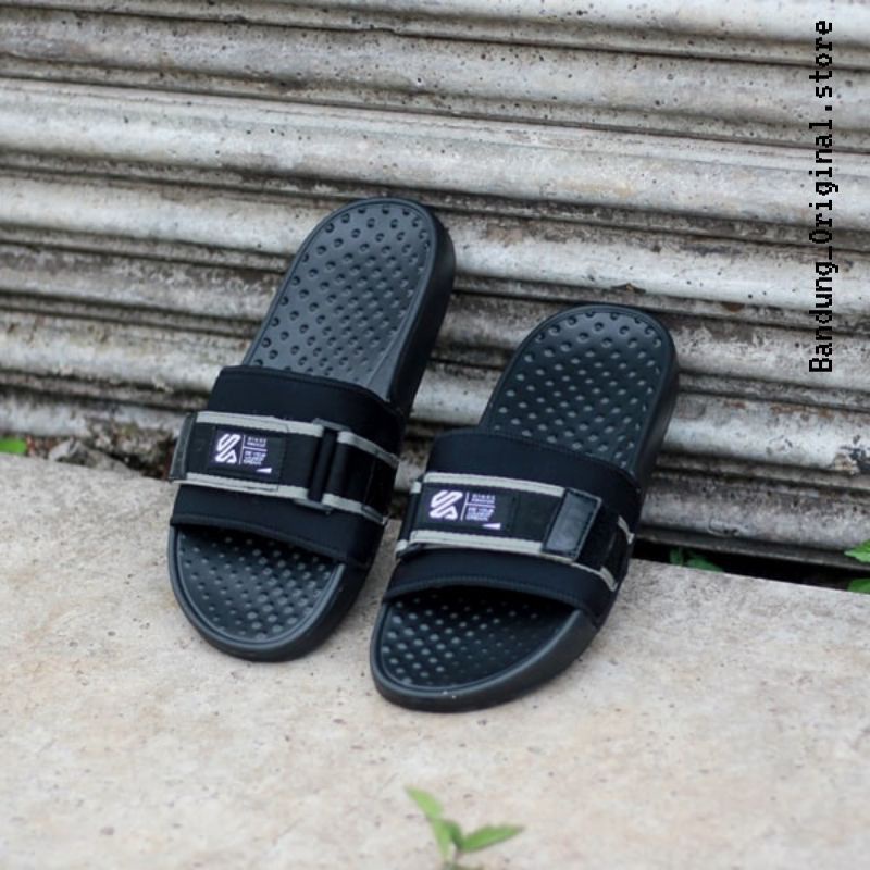 Bos - Sandal Slide Kasual Pria Sendal Casual Original Lokal Produk Cibaduyut Bandung Terbaru