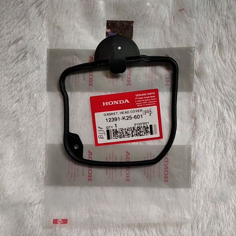 Gasket head cover karet kop head beat fi scoopy fi vario fi 12391-K25-601 ori AHM