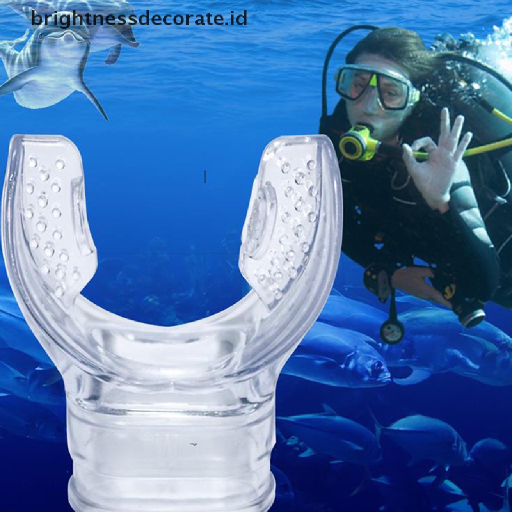 1 Pc Silikon Transparan Untuk Snorkeling