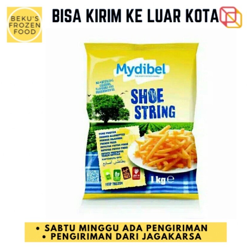 

KENTANG MYDIBEL SHOESTRING 1 KG / KENTANG / ENAK