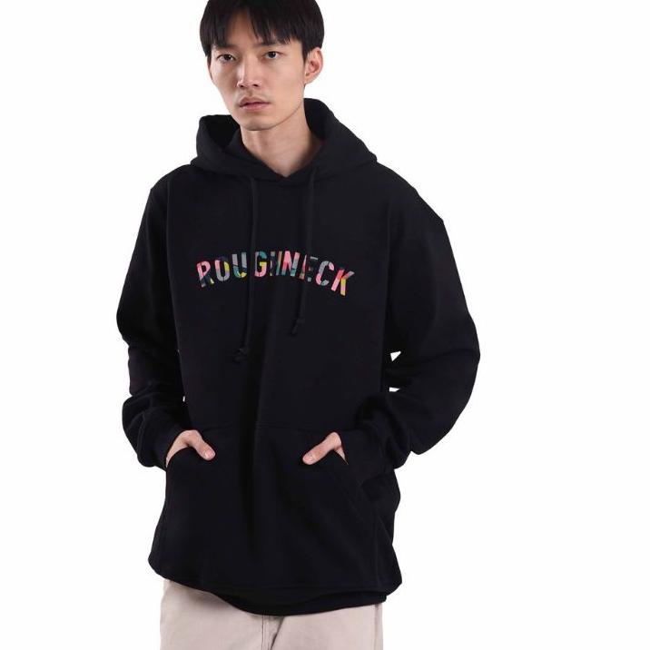 Harga Spesial.. Hoodie Roughneck H264 Sig Color Chalk Black Hoodie
