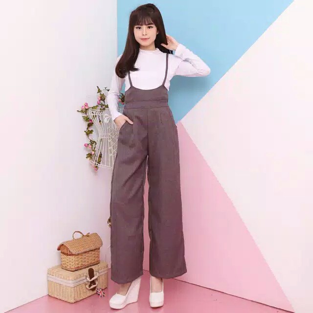 CHAMELE 2041 - OVERALL KULOT GOOD QUALITY KATUN GRASELA (ADA KARET)