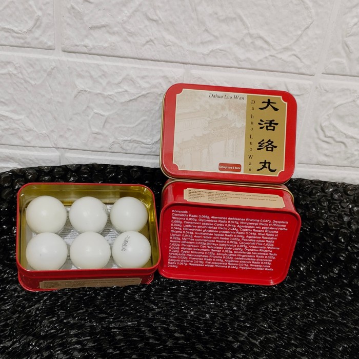 DA HUO LO WAN mengobati stroke,mati rasa, kesemutan, reumatik