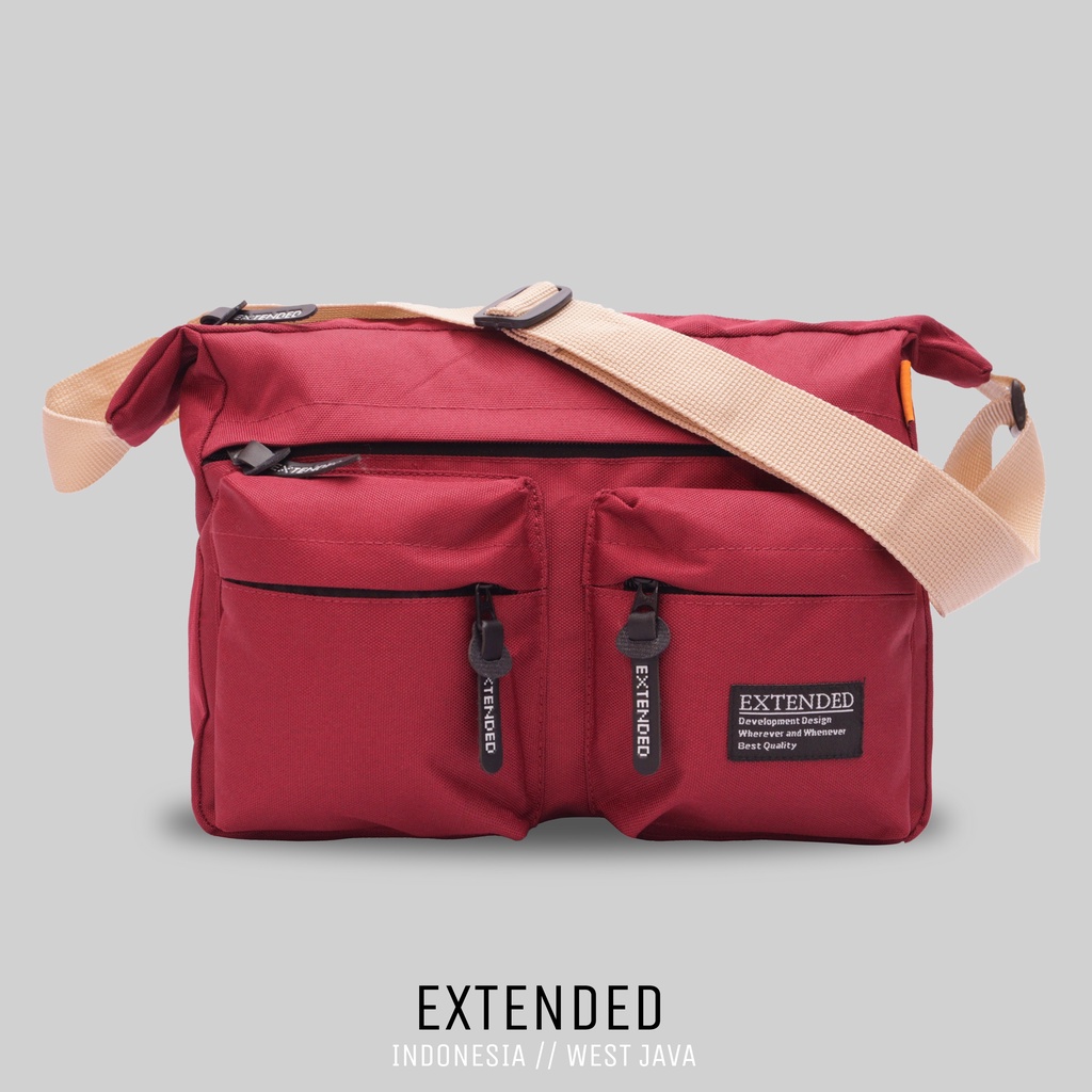 Tas Selempang Pria Premium Slingbag Pouch Pria Extended Arrow