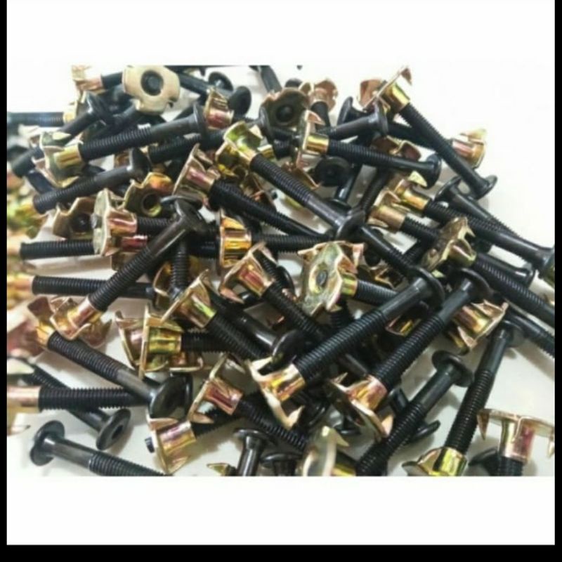 Baut Cakar Speaker M6 / Baut Speaker Mur Cakar M6 Kunci L / JCBC