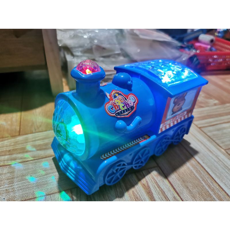 Jual Mainan Kerata Api Train Batre Baterai Berlampu Bermusik Gerak