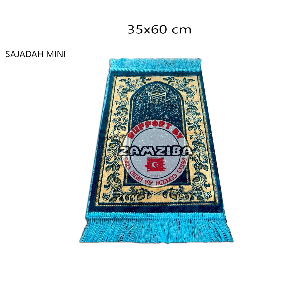 Best Seller Real Pict Sajadah Muka Sajadah Sujud Turkey  Ukuran 35x60 Sejadah Turki Oleh Oleh Haji