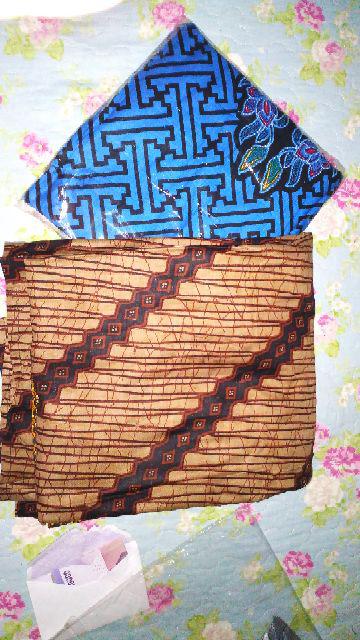 ✅trending! Gamis Genes Kombinasi / Gamis Batik Syari Modern / Long Dress Batik / Seragam Batik