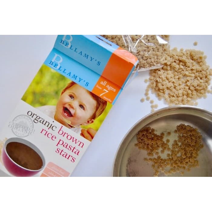 

Bellamy's Organic Brown Rice Pasta Stars / MPASI / Gluten Free / Pasta