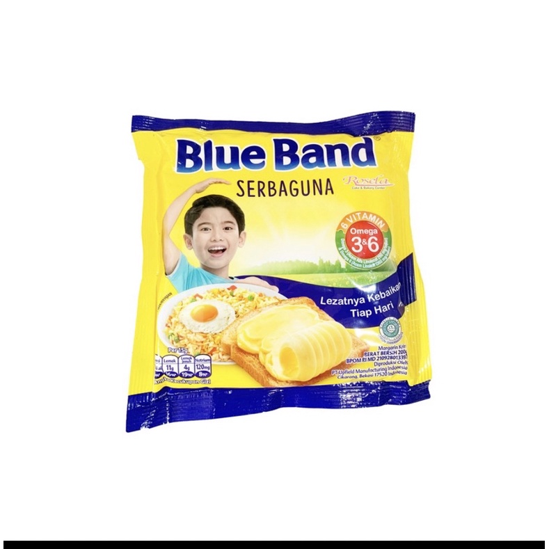 

Blue Band Margarine Sachet 200 gram Mentega Blue Band