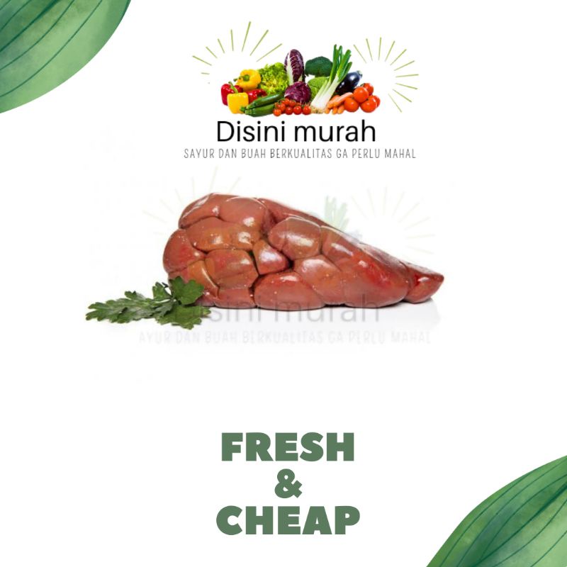 

ginjal sapi per 500gr