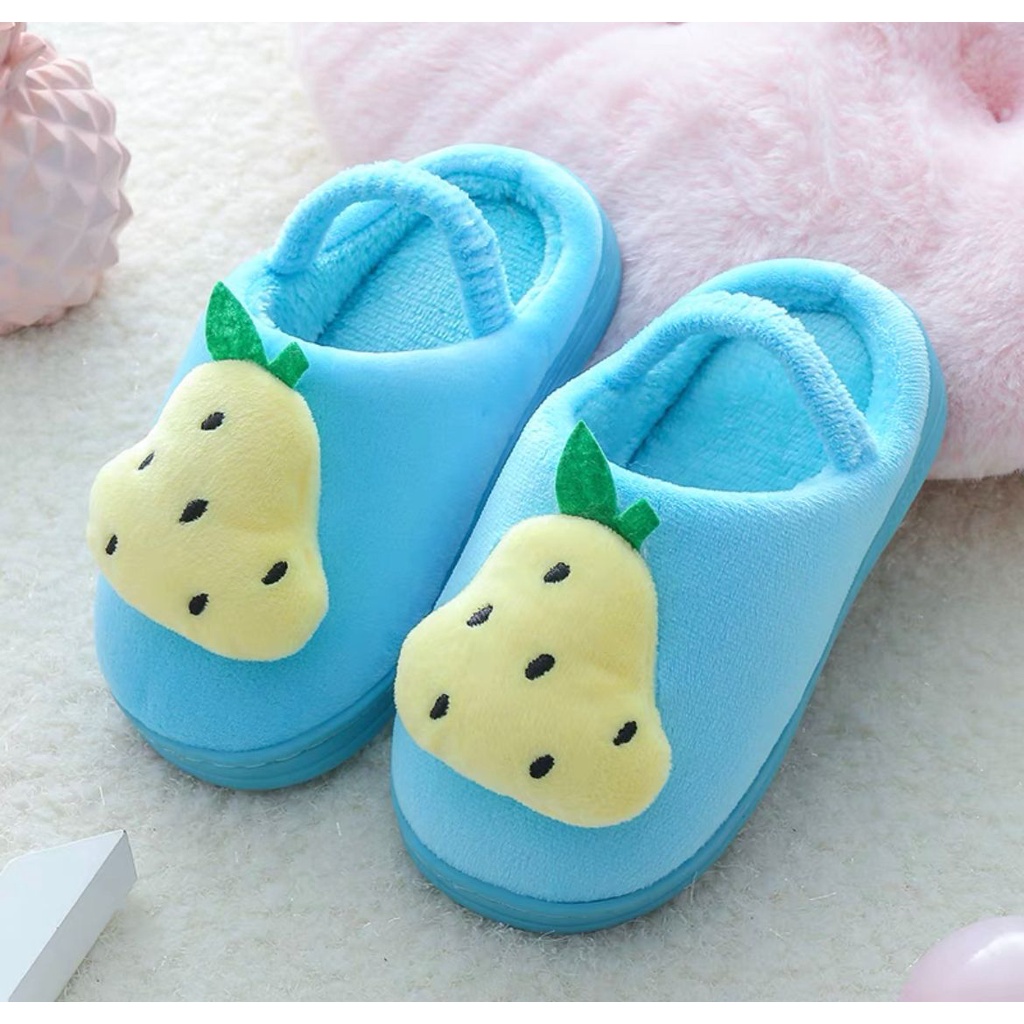 SANDAL RUMAH STROBERI STRAWBERRY ANAK PEREMPUAN SEPATU KAMAR IMPOR BUAH BUAHAN