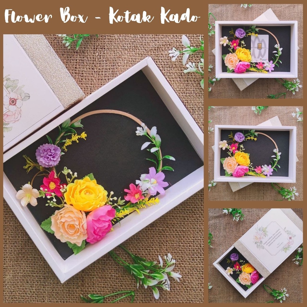 

flowerbox custom warna kuning peach pink kado hampers wedding gift unik, hadiah mewah untuk pernikahan, anniversary, perpisahan sahabat kantor