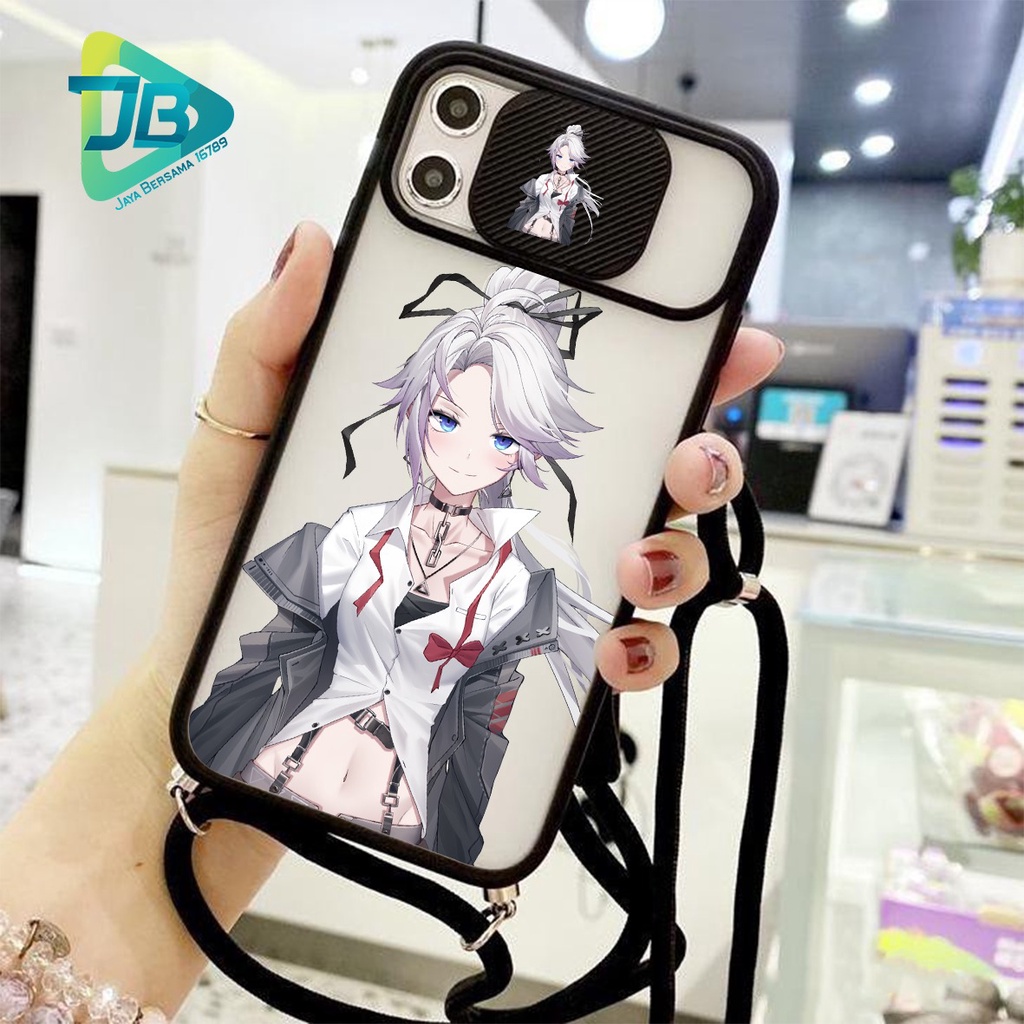 SOFTCASE SLINGCASE SLIDE PELINDUNG KAMERA ANIME SAMSUNG OPPO VIVO REALME IPHONE XIAOMI ALL TYPE JB5142