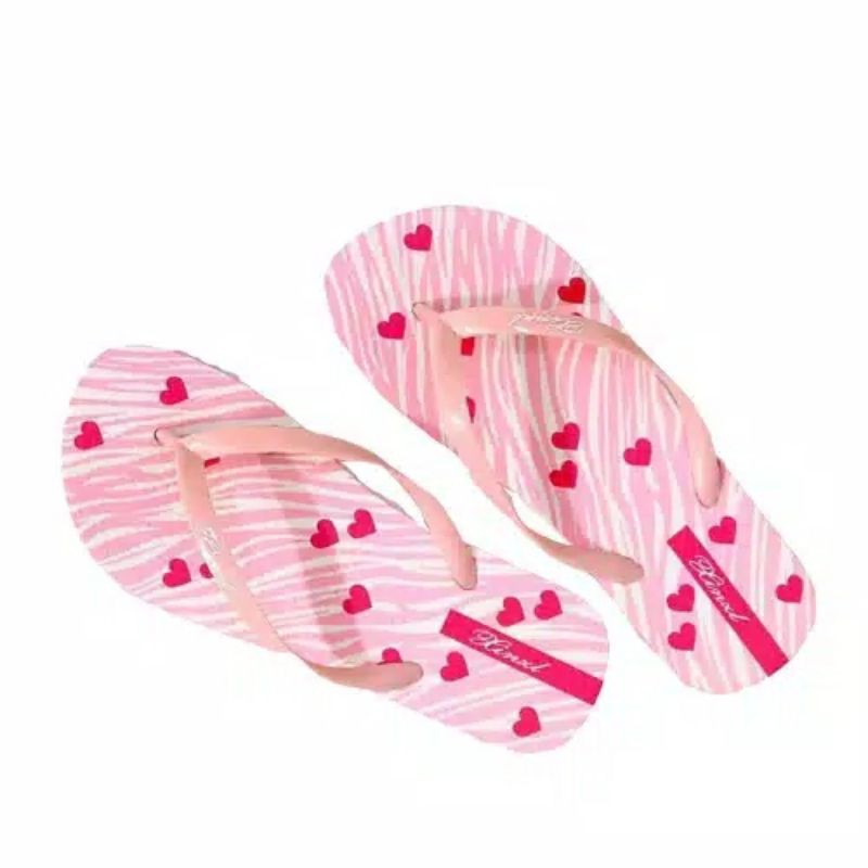 SANDAL JEPIT WANITA MOTIF MACAN LOVE