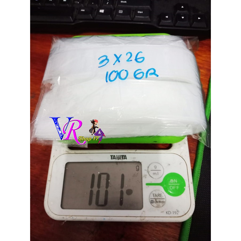 

PLASTIK ES SPIDOL POLOS UK3x26 BERAT 100 GRAM