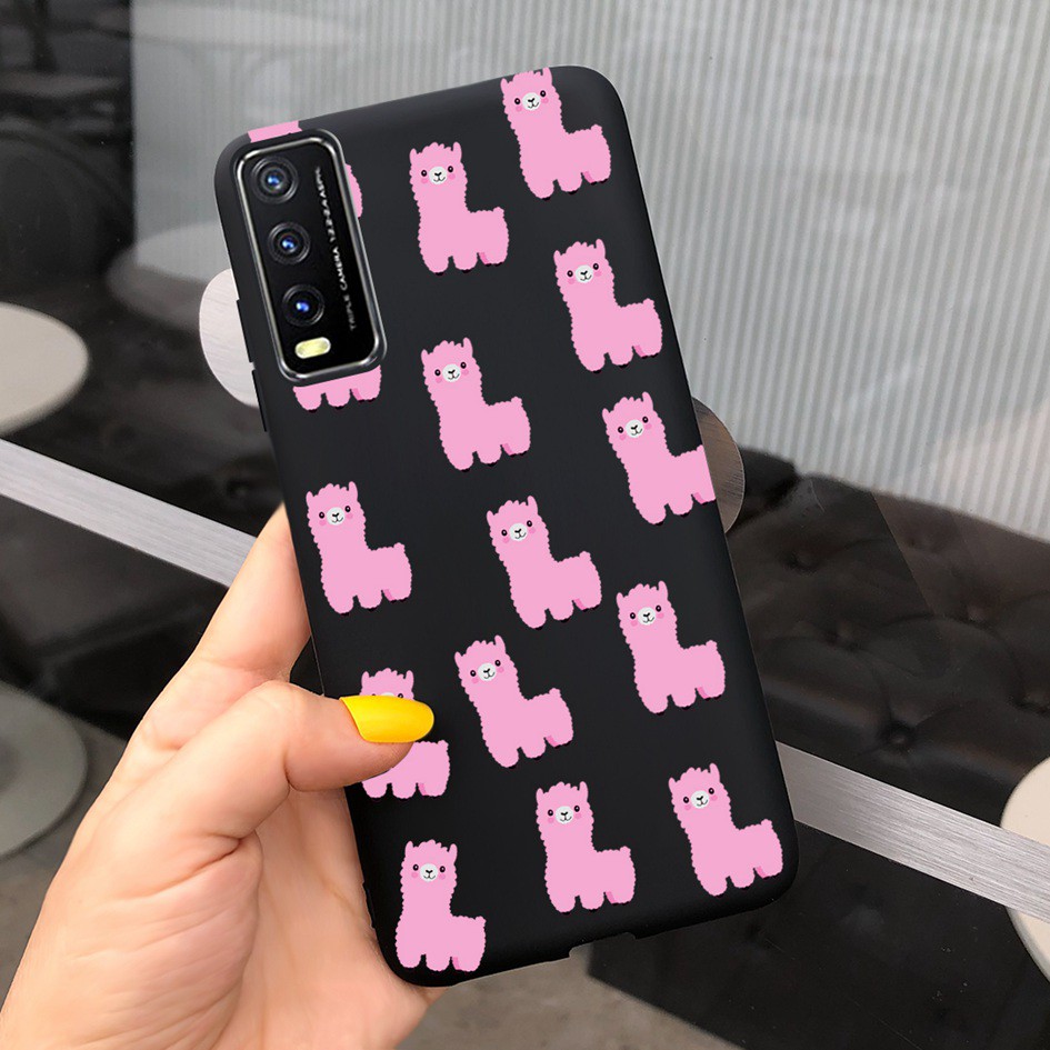 Soft Case Vivo Y20 Y20i Y30 Y50 Y30i Y11s Y12s Y20s 2021 2020 Casing Fashion Leopard Matte Cover Vivo 1938 1935 V2029 Case-7