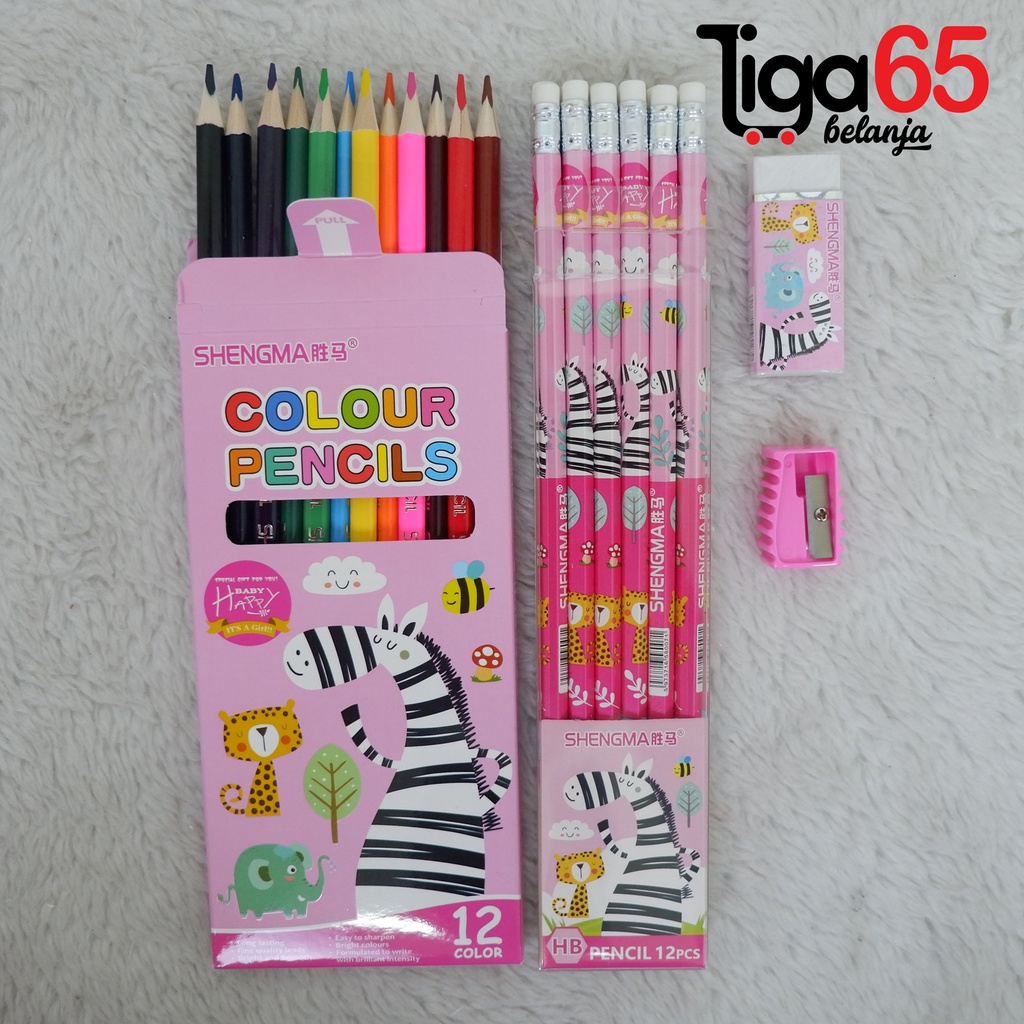 365 STATIONERY SET #41171 Buku &amp; Alat Tulis Anak / Karakter Fancy Gambar Lucu