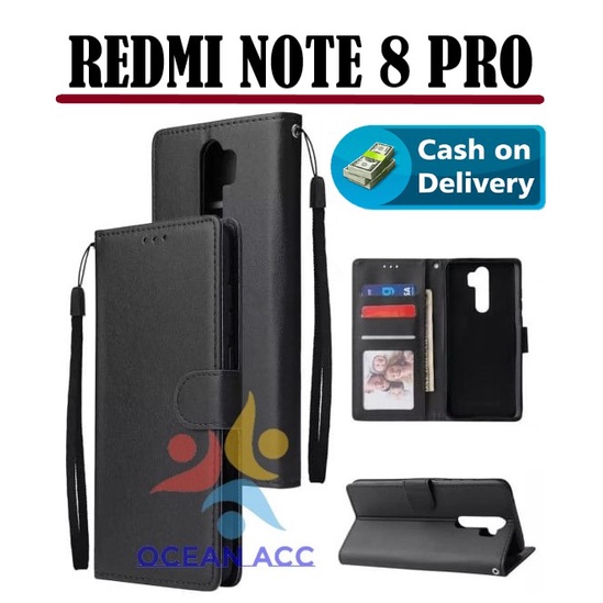 DOMPET HP REDMI NOTE 8 PRO (2019) NEW LEATHER FLIP CASE XIAOMI REDMI NOTE 8 PRO (2019) NEW