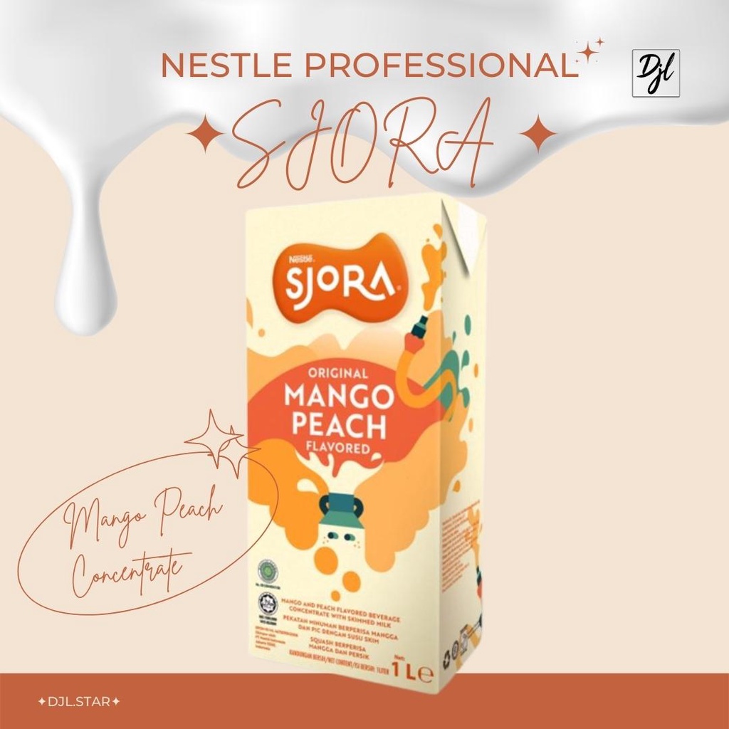 Jual NESTLE Sjora Mango Peach Concentrate 1L | Shopee Indonesia