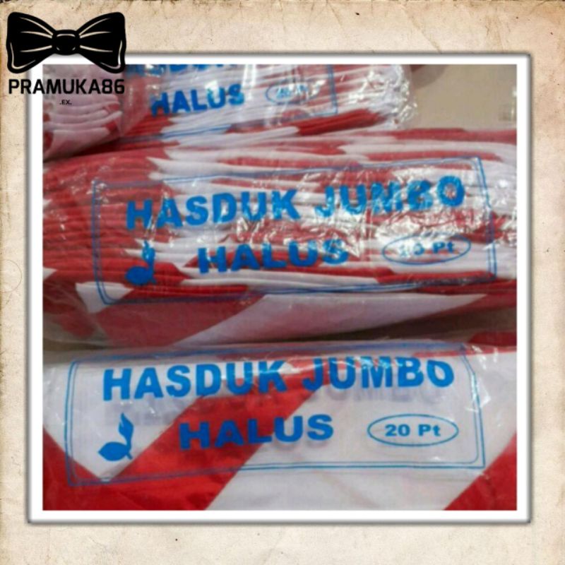 Hasduk Kacu Pramuka Ukuran Jumbo 1Kodi (20pcs)